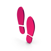 Symbol Shoe Footprint Metallic PNG & PSD Images