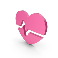 Heart Pink Icon PNG & PSD Images