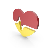 Heart Colors Icon PNG & PSD Images