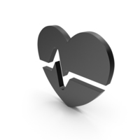 Heart Black Icon PNG & PSD Images