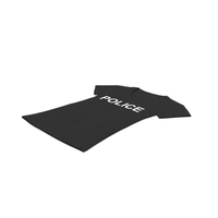 Female V Neck Laying Black Police PNG & PSD Images