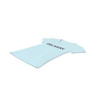 Female V Neck Laying Blue Delivery PNG & PSD Images