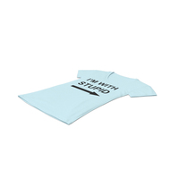 Female V Neck Laying Blue Im With Stupid PNG & PSD Images