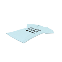 Female V Neck Laying Blue Im With Stupid PNG & PSD Images