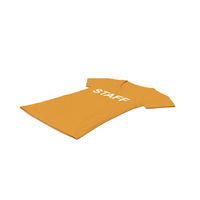 Female V Neck Laying Orange Staff PNG & PSD Images