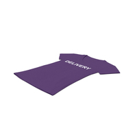 Female V Neck Laying Purple Delivery PNG & PSD Images