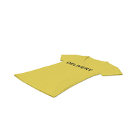 Female V Neck Laying Yellow Delivery PNG & PSD Images