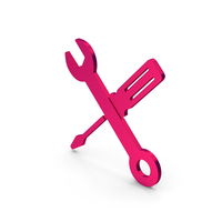 Symbol Screwdriver And Wrench Metallic PNG & PSD Images