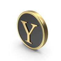 Alphabet Time's Roman Coin Y PNG & PSD Images