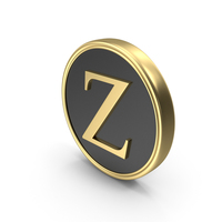 Alphabet Time's Roman Coin Z PNG & PSD Images