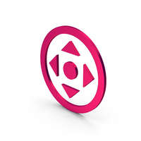 Symbol Move Button Metallic PNG & PSD Images