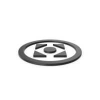 Black Symbol Move Button PNG & PSD Images