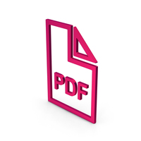 Symbol PDF File Metallic PNG & PSD Images