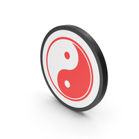 Icon Yin Yang Red PNG & PSD Images