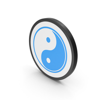 Icon Yin Yang Blue PNG & PSD Images