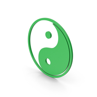 Symbol Yin Yang Green PNG & PSD Images