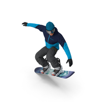 Snowboarder Jumping PNG & PSD Images