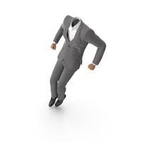 Jumped Up Suit Grey PNG & PSD Images