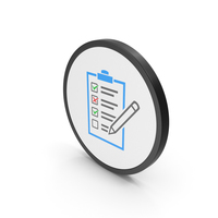 Icon Checklist Colored PNG & PSD Images