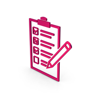 Symbol Checklist Metallic PNG & PSD Images
