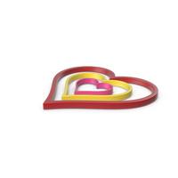 Heart Colors Icon PNG & PSD Images