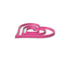 Heart Pink Icon PNG & PSD Images