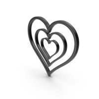 Heart Black Icon PNG & PSD Images