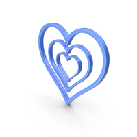Heart Blue Icon PNG & PSD Images
