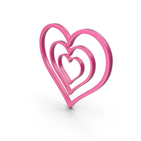 Heart Pink Icon PNG & PSD Images