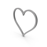 Heart Grey Icon PNG & PSD Images