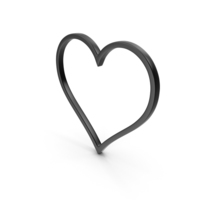 Heart Black Icon PNG & PSD Images
