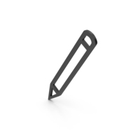 Symbol Pencil Black PNG & PSD Images