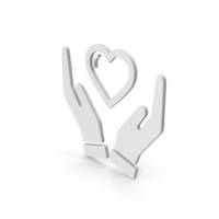 Symbol Heart In Hands PNG & PSD Images
