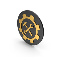 Tools Gold Icon PNG & PSD Images