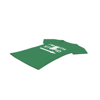 Female V Neck Laying With Tag Green Im With Stupid PNG & PSD Images
