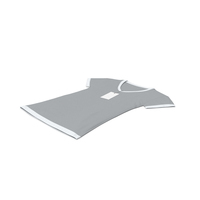 Female V Neck Laying With Tag White And Gray PNG & PSD Images