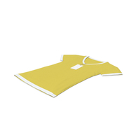 Female V Neck Laying With Tag White And Yellow PNG & PSD Images