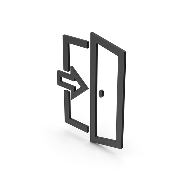 Symbol Exit Black PNG & PSD Images