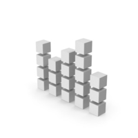 Symbol Graph Cube Chart PNG & PSD Images