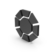 Symbol Diamond / Octagon Black PNG & PSD Images