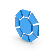 Symbol Diamond / Octagon Blue PNG & PSD Images