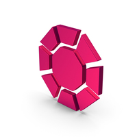 Symbol Diamond / Octagon Metallic PNG & PSD Images