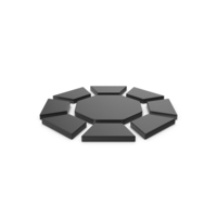 Black Symbol Diamond / Octagon PNG & PSD Images