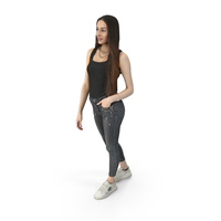 Elizabeth Casual Spring Idle Pose PNG & PSD Images