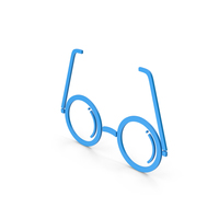 Symbol Glasses Blue PNG & PSD Images