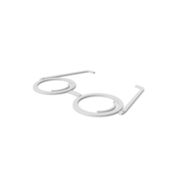White Glasses Symbol PNG & PSD Images