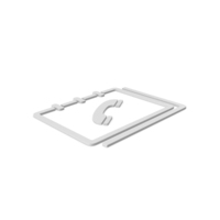 Phone Book Symbol PNG & PSD Images