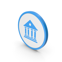 Icon Architecture / Building Blue PNG & PSD Images
