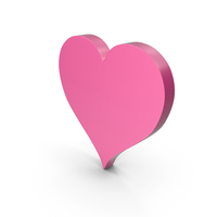 Heart Pink Icon PNG & PSD Images