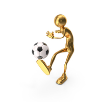 Stickman Playing Soccer PNG & PSD Images
